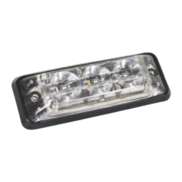 Van Master VMGLED3SL 12-24V R65 Low Profile 3 LED Amber Warning Light PN: VMGLED3SL
